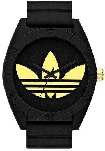 adidas watch black and gold.